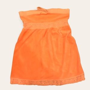 Vintage Juicy Couture Cover Up Dress - Terri w Crochet Trim